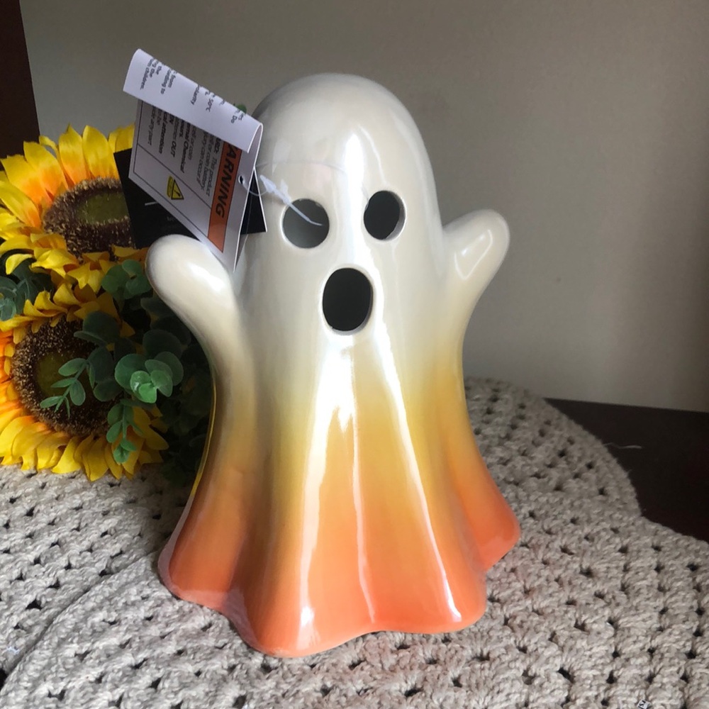 Ceramic LED Ghost Decor